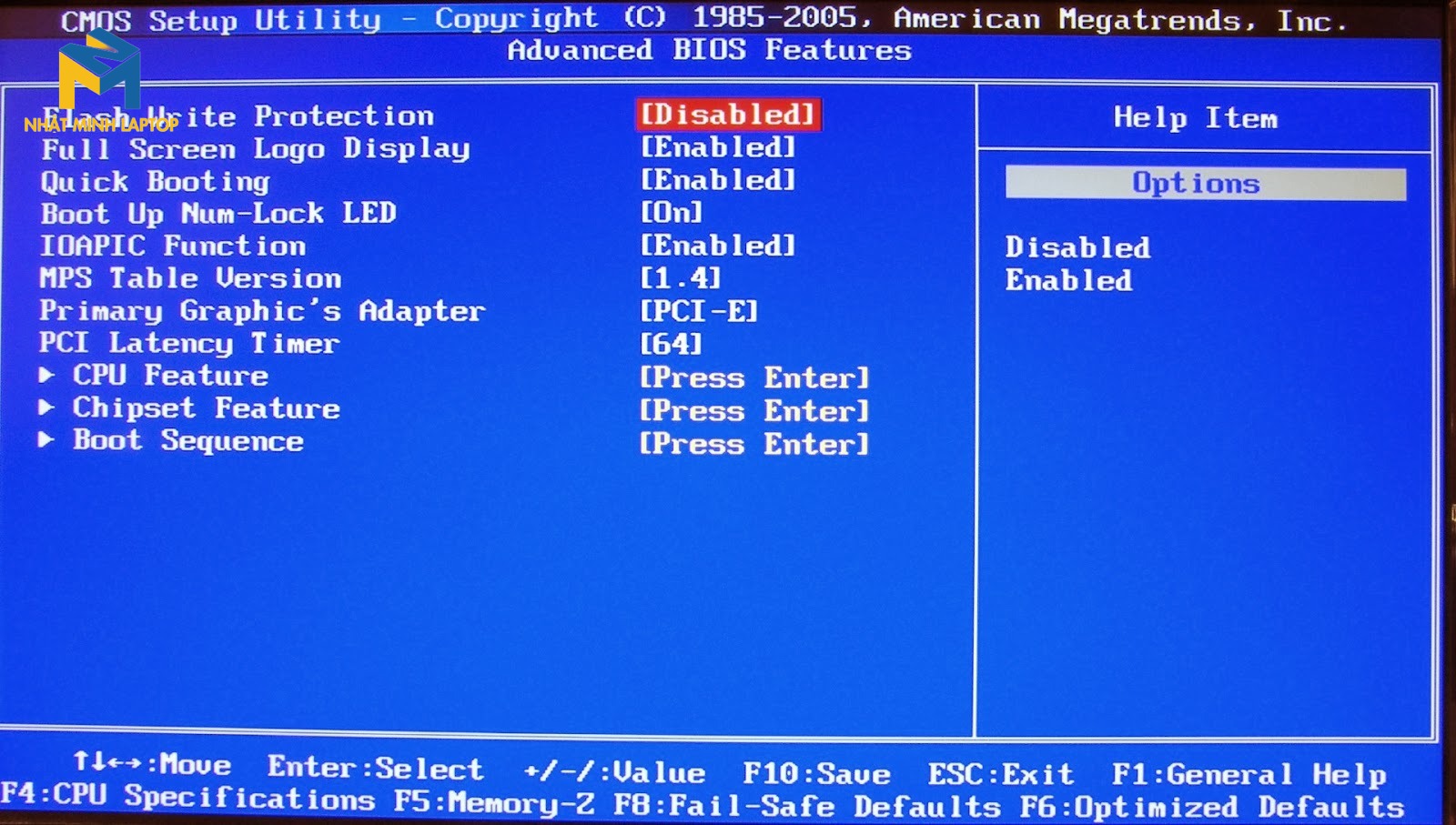 Khởi động lại và truy cập vào hệ thống BIOS của máy tính