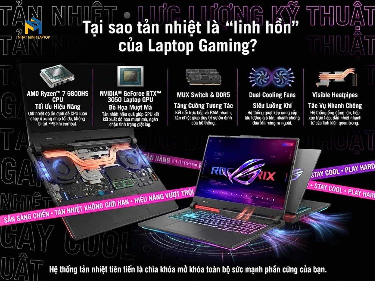 Tại sao tản nhiệt là yếu tố "sống còn" của Laptop Gaming?