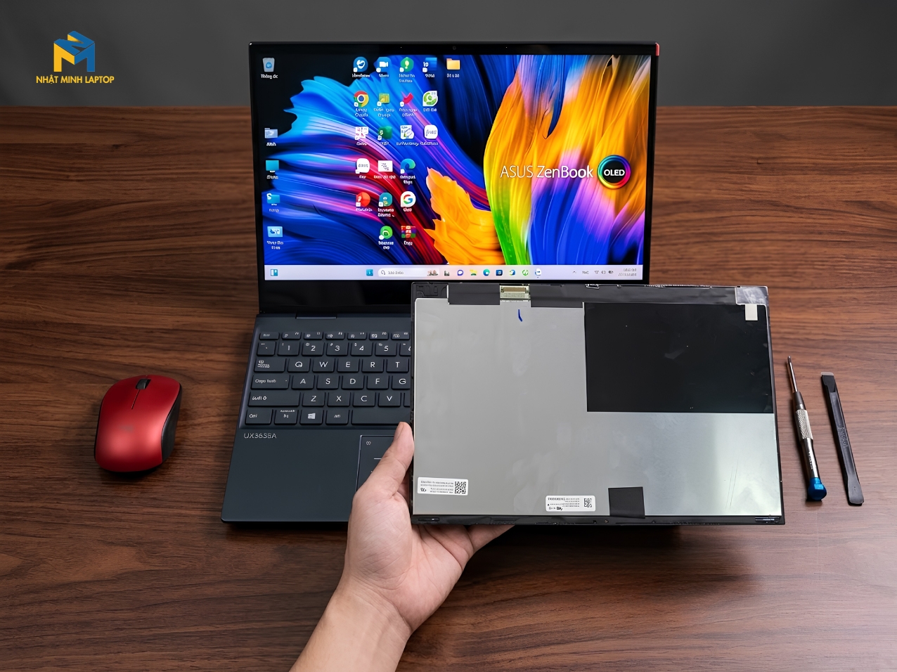 Thay Màn Hình Asus Zenbook UX363EA Chính Hãng, Lấy Liền Tại Nhật Minh Laptop