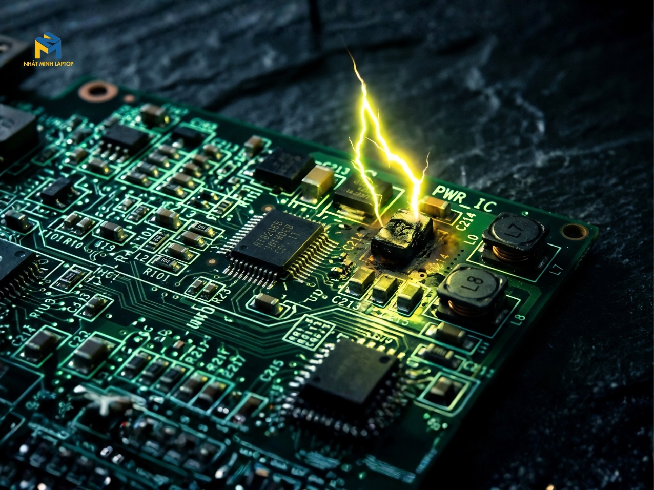 Nguyên nhân phổ biến gây hỏng Mainboard và Nguồn Laptop
