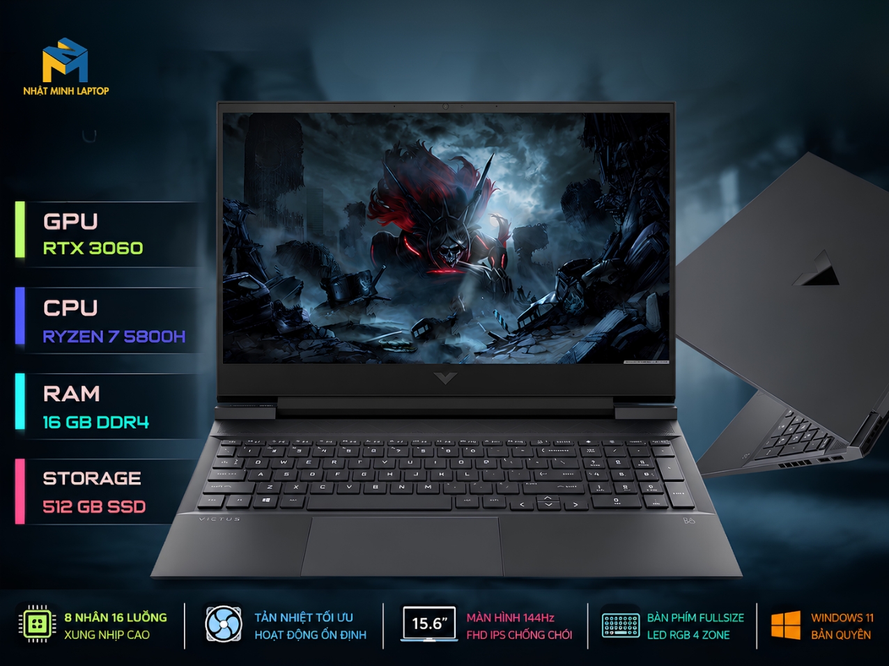 Mua Laptop Gaming RTX 3060 Cũ Uy Tín Tại Nhật Minh Laptop