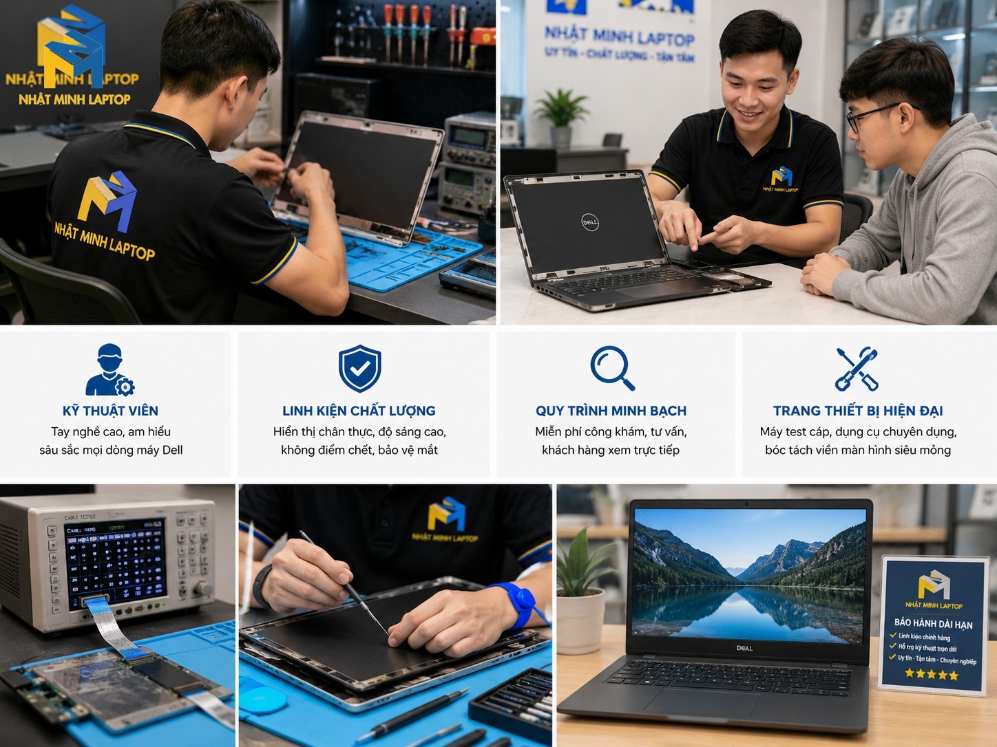 Nhật Minh Laptop cung cấp dịch vụ thay màn uy tín chất lượng tại quận 10