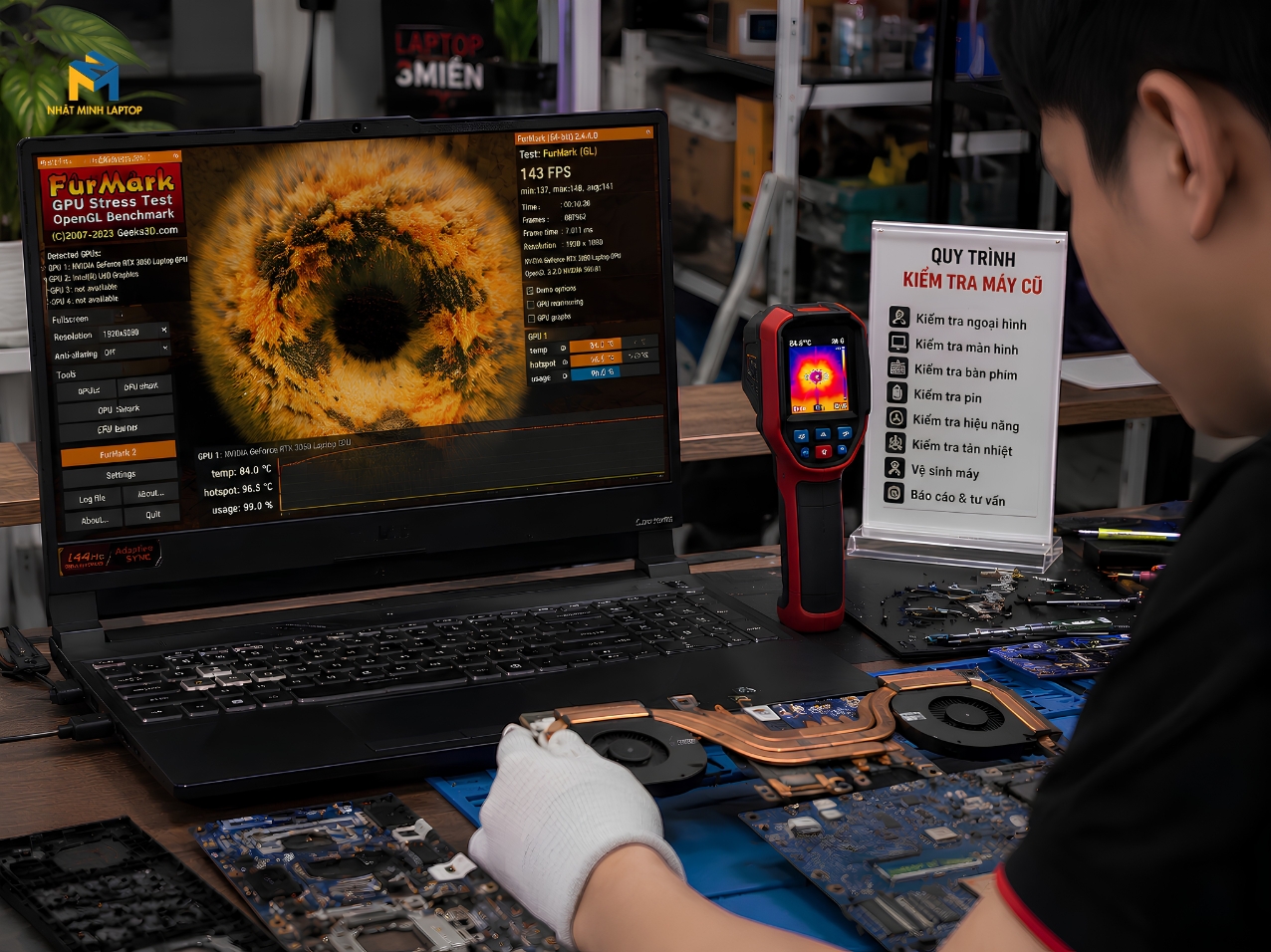 Hướng Dẫn Từng Bước Check Máy Laptop Gaming Cũ Chuẩn Thợ