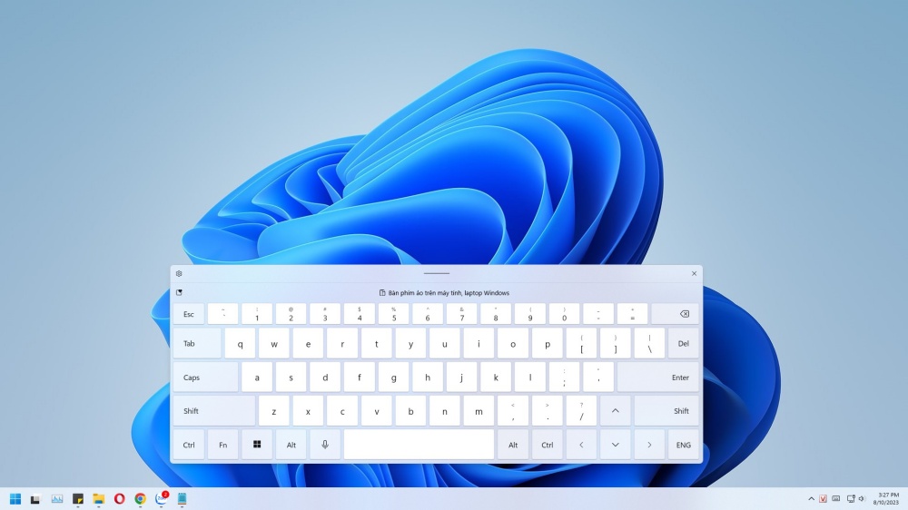 cách sử dụng bàn phím laptop Dell