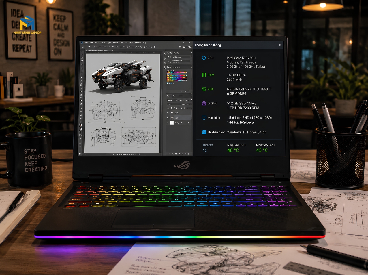 Tại Sao Sinh Viên Ngành Thiết Kế – Game – IT Nên Chọn Laptop Gaming Cũ?