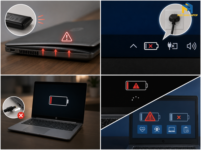 Dấu hiệu cần thay pin laptop HP ngay