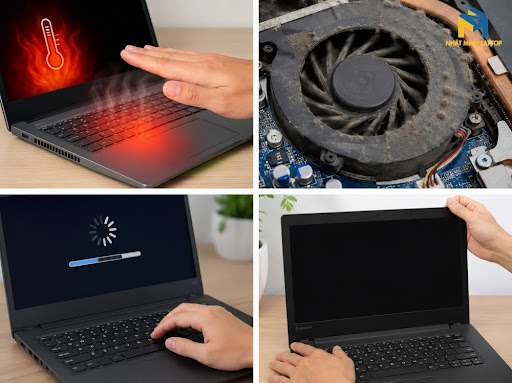 Thu mua linh kiện của laptop bị hư nghiêm trọng
