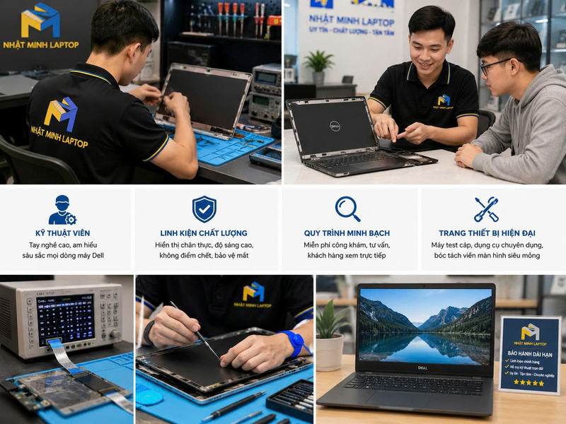 Quy trình sửa chữa chuyên nghiệp tại Nhật Minh Laptop