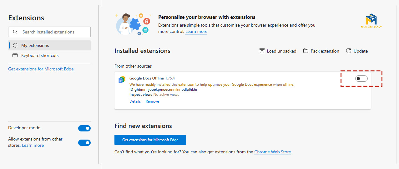 Extensions Microsoft Edge