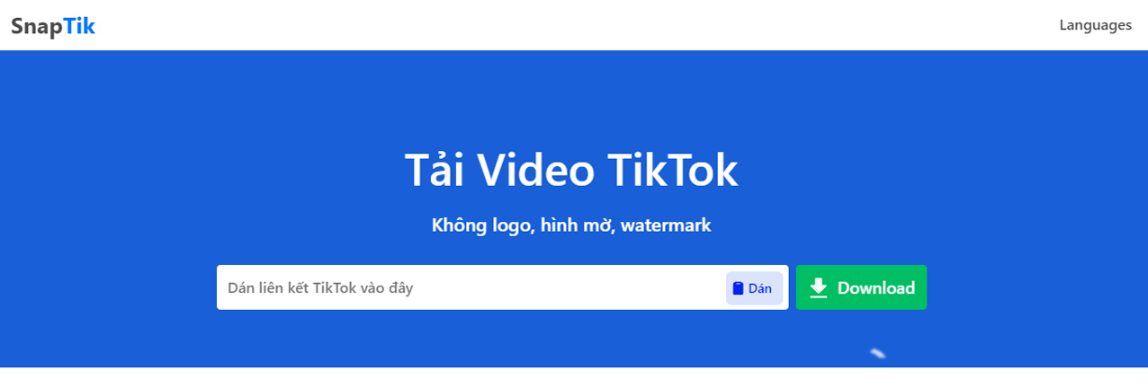 tải video ko logo tren tiktok