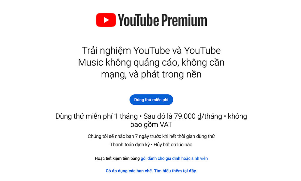 youtube remium