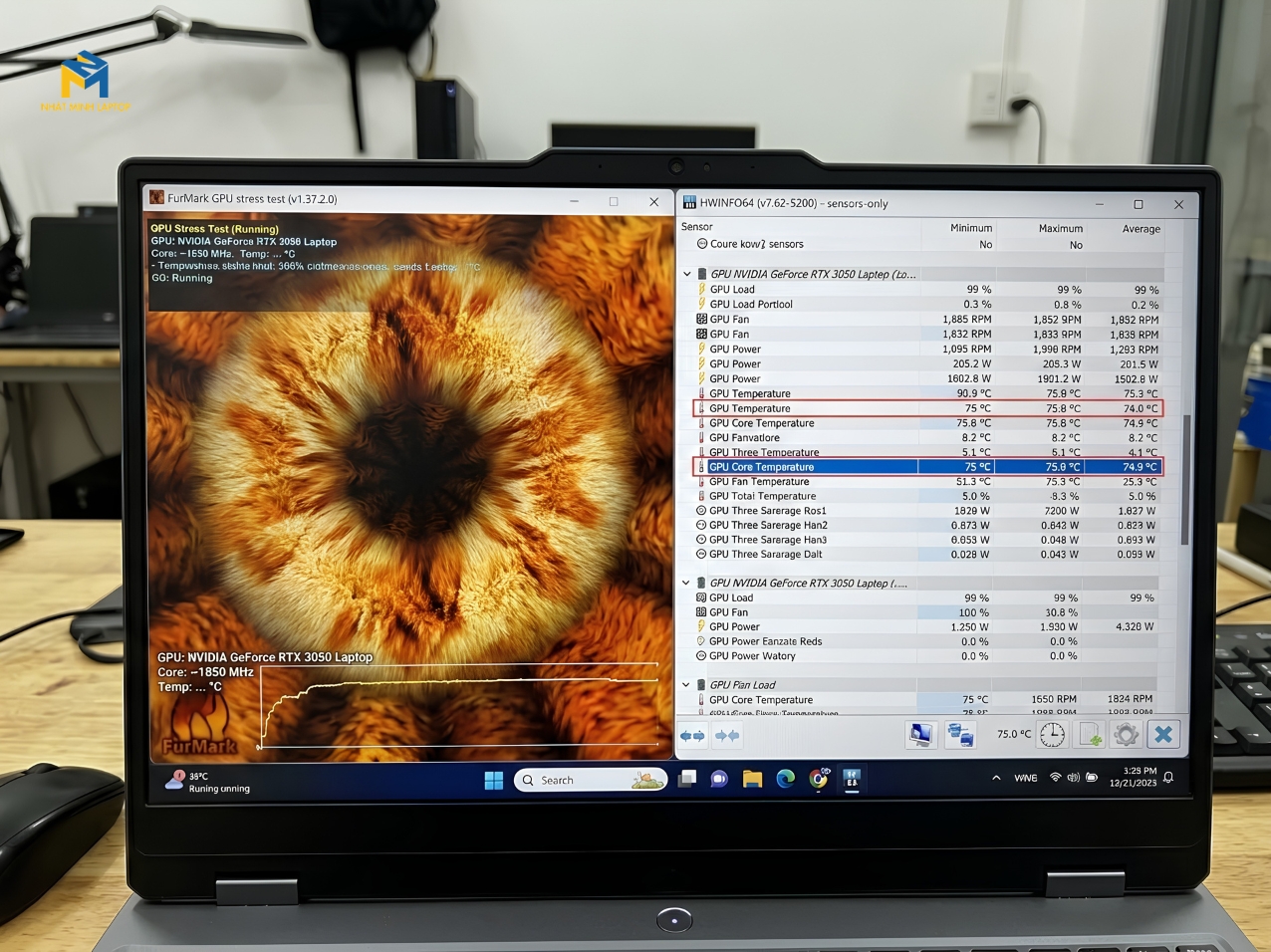 Stress Test Kép - Thử Thách Hiệu Năng CPU, GPU Và Tản Nhiệt