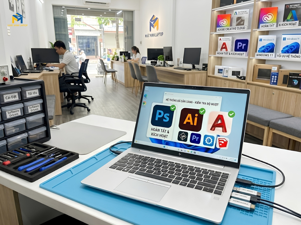 Cài đặt hệ điều hành và Phần mềm: Tối ưu hiệu năng từ bên trong
