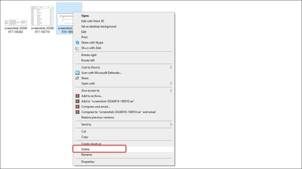 cách xoá file trên laptop
