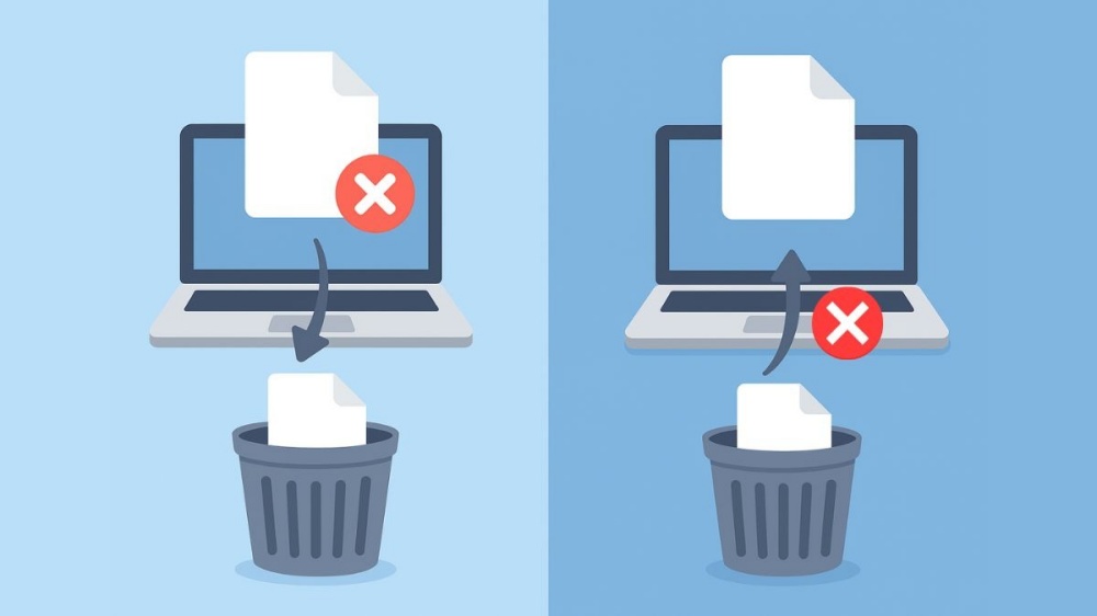 cách xoá file trên laptop