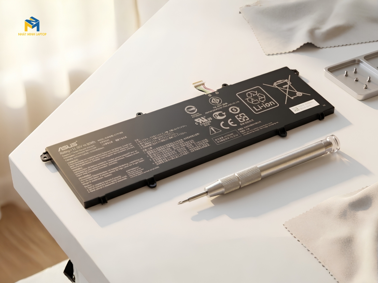 Thay Pin Asus Vivobook 15 OLED A1505ZA Chính Hãng