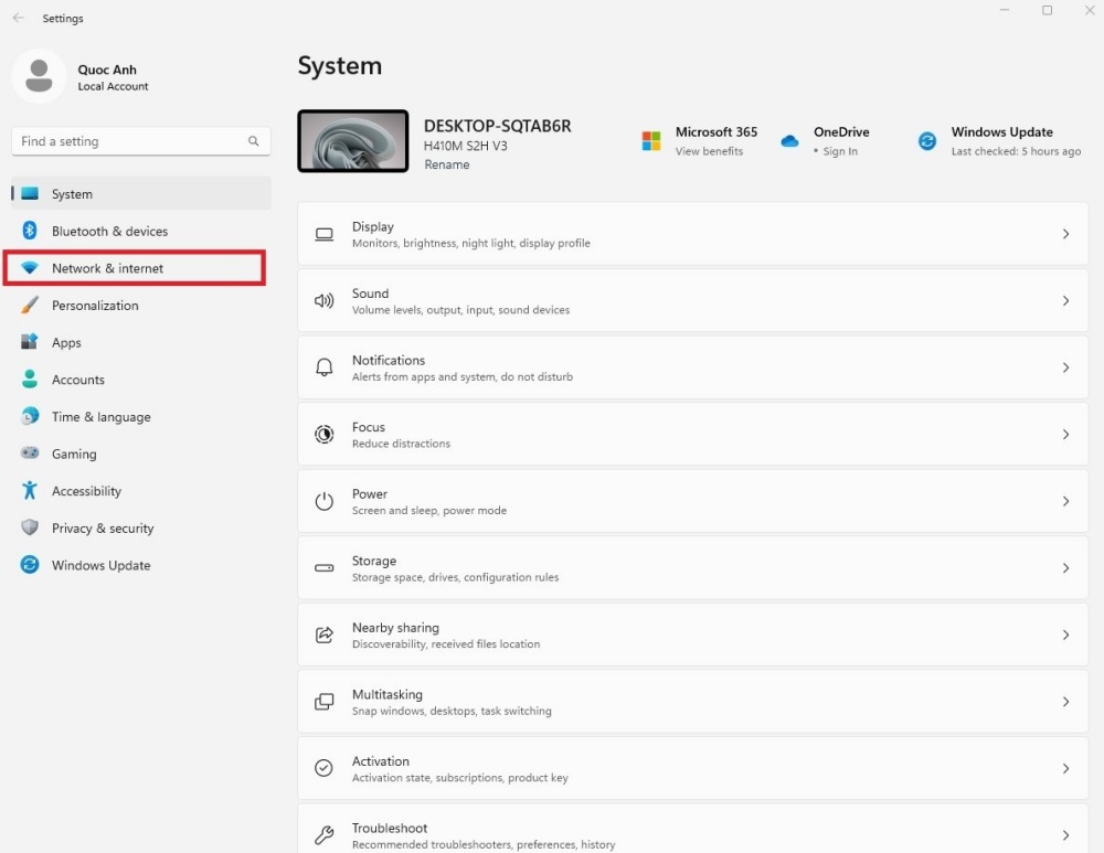 cách xem mật khẩu wifi trên laptop