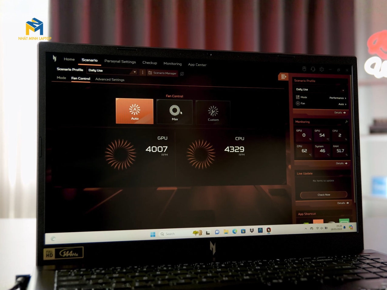 Laptop Acer Gaming Nitro V ANV15-51 Cũ Giá Rẻ, Trả Góp 0% | Nhật Minh Laptop