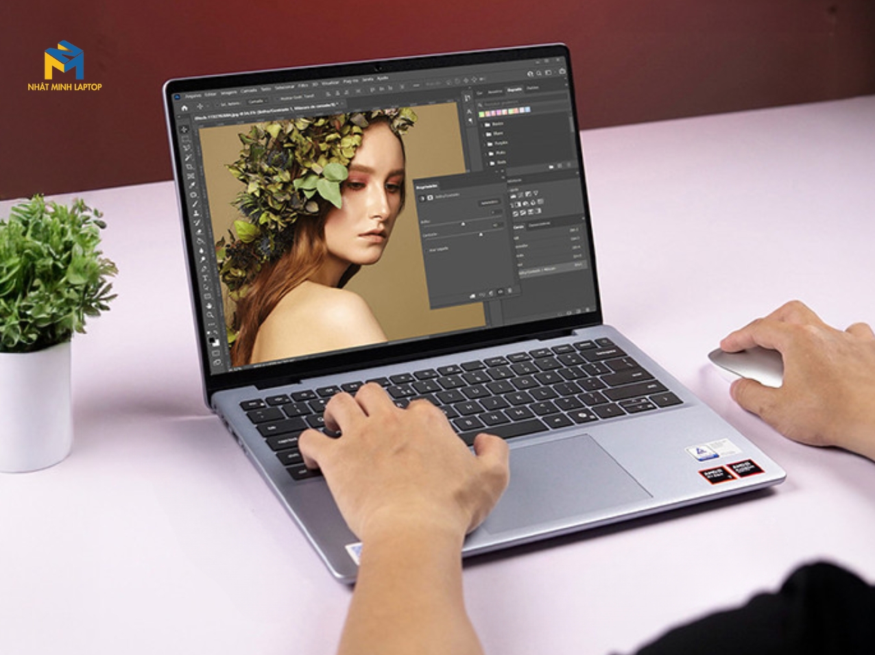 Dell Inspiron 14 5445 I Ryzen 5/Ryzen 7 Chính Hãng Giá Tốt Tại Nhật Minh Laptop