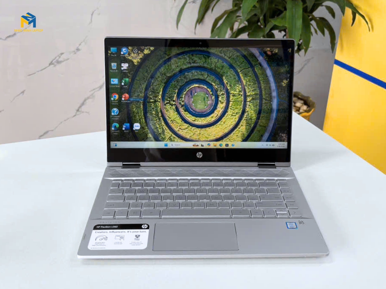 HP Pavilion x360 14-cd1055cl | Xoay gập 360 độ linh hoạt, trả góp 0%