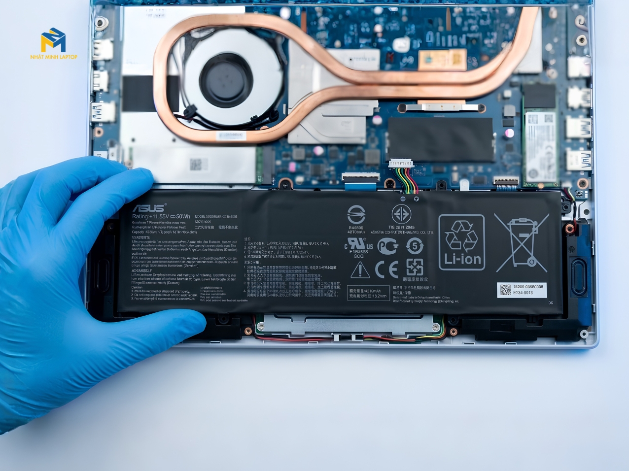 Thay Pin Asus Vivobook 15 OLED A1505ZA Chính Hãng