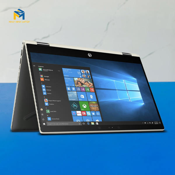 HP Pavilion x360 dh0103TU Cảm ứng Xoay Gập 360 độ, Giá rẻ