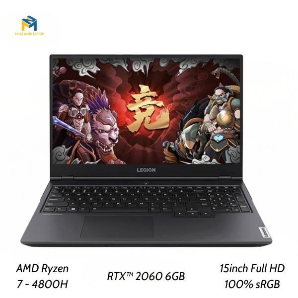 Lenovo Legion R7000P (2020) Ryzen 7-4800H/ RAM 16G/ SSD 512G/ RTX 2060(6G)/ 15.6” FHD 144Hz/ Like New