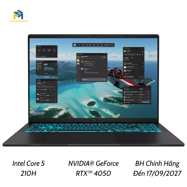 Asus Gaming V16 V3607V- Core 5 210H/Core 7 240H | Laptop Gaming AI thế hệ mới