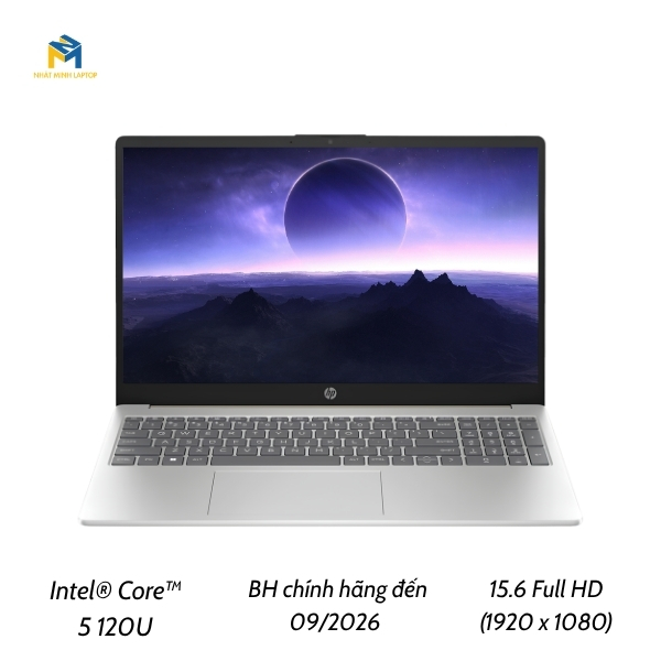 Laptop HP 15-fd0234TU (Core 5 120U, RAM 16GB, SSD 512GB, FHD)  | Nhật Minh Laptop