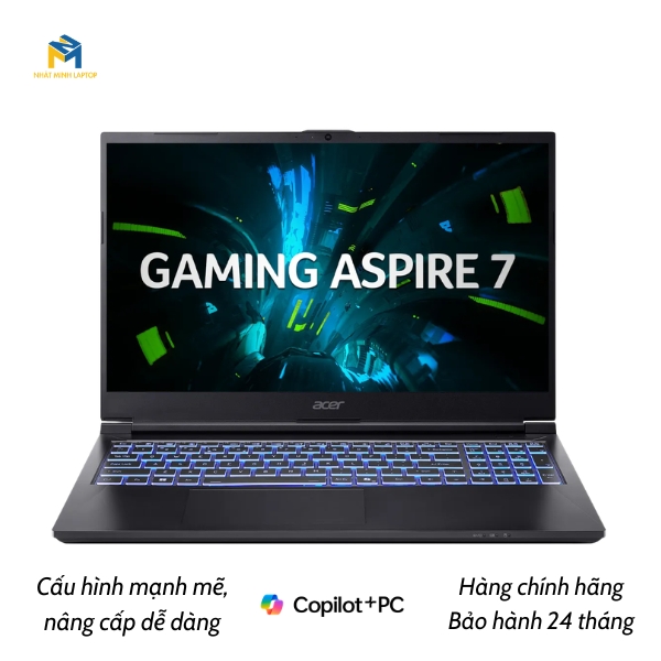 Acer Gaming Aspire 7 A715-59G | i5-13420H / i7-13620H, RTX 3050 6GB, 16GB RAM, 144Hz