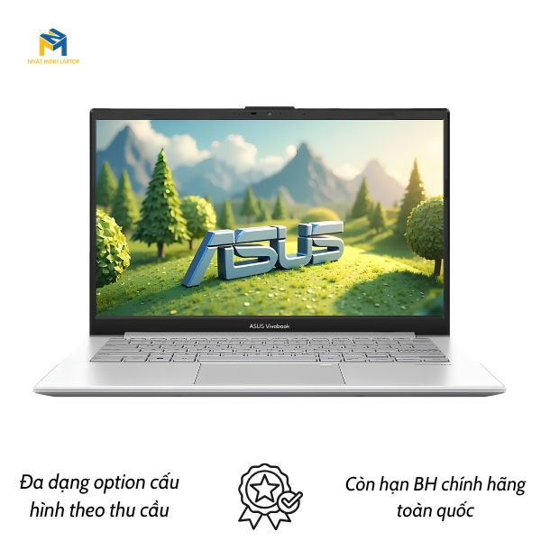 ASUS Vivobook Go 14 E1404FA Ryzen 3 7320U / Ryzen 5 7520U Chính Hãng, Giá Tốt