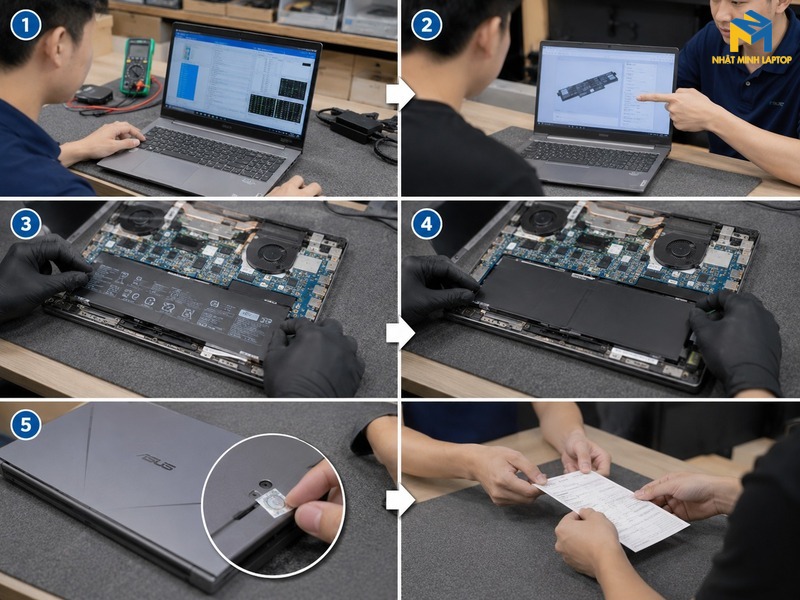 Thay Pin Laptop Asus