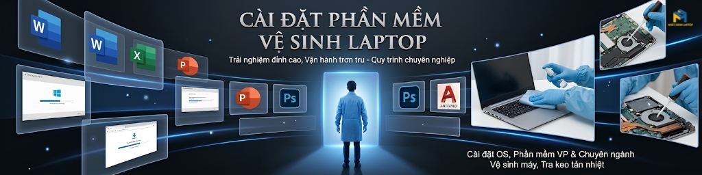Cài Đặt - Vệ Sinh Laptop 