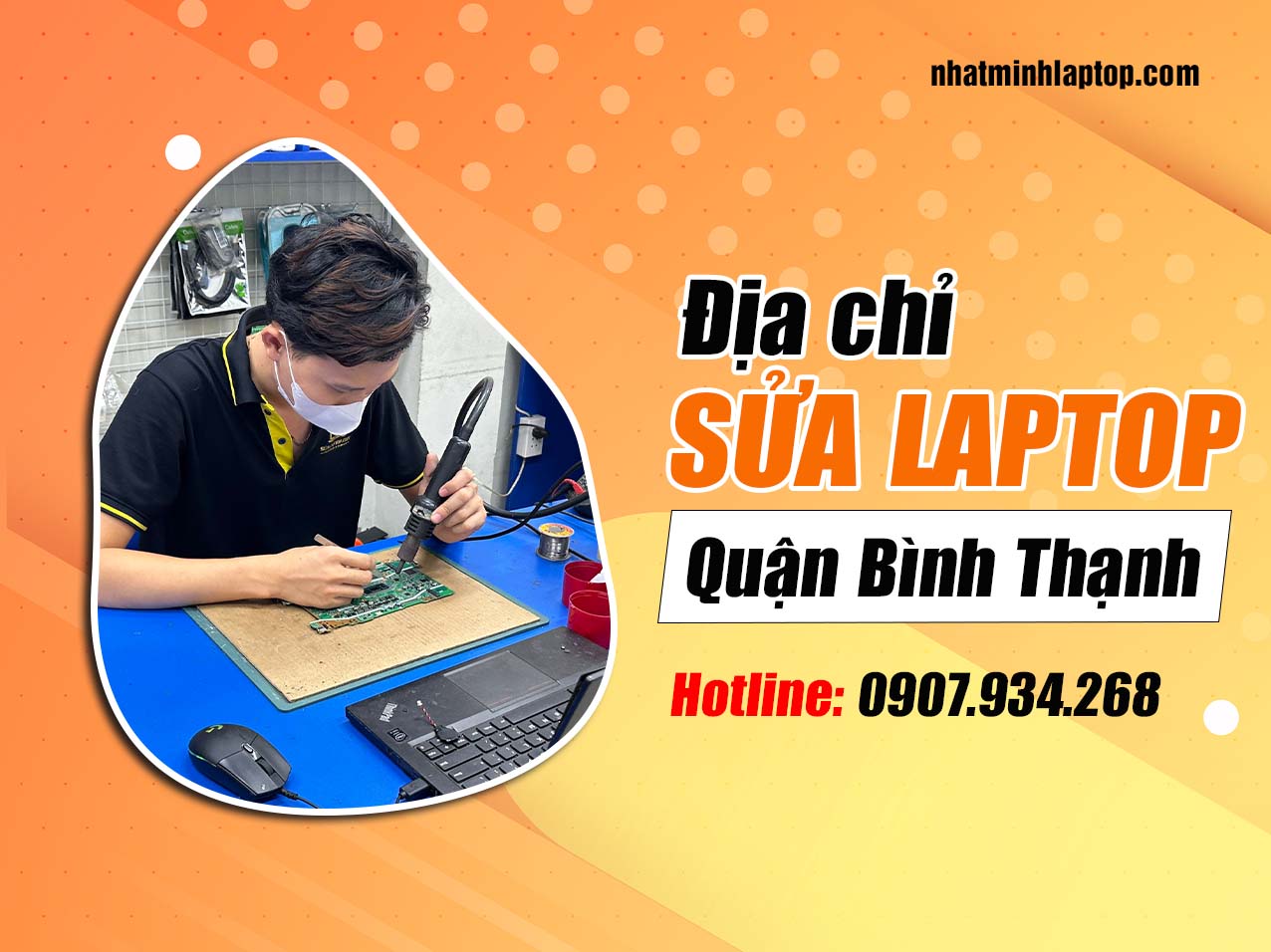 Địa chỉ chuyên sửa chữa laptop quận Bình Thạnh uy tín