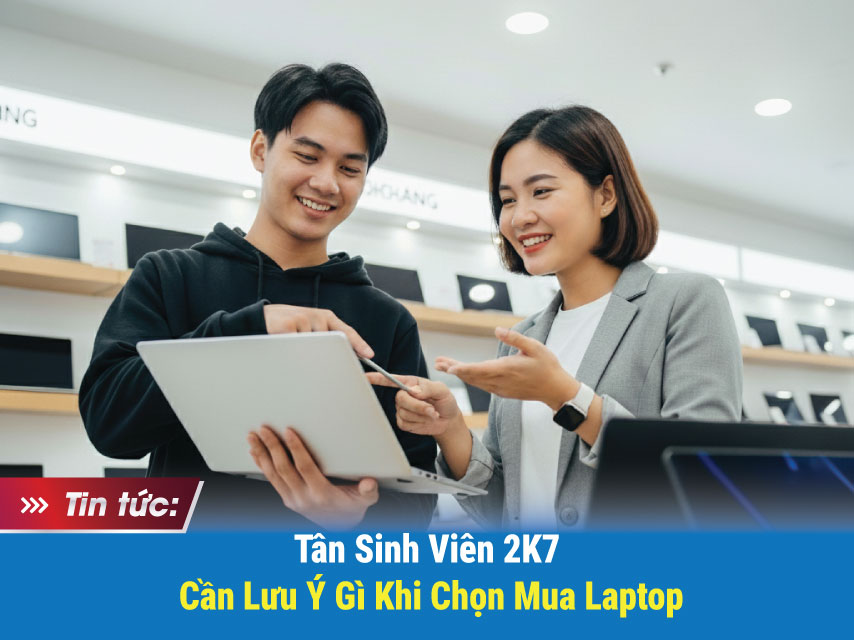 TÂN SINH VIÊN 2K7 CẦN LƯU Ý GÌ KHI MUA LAPTOP? 