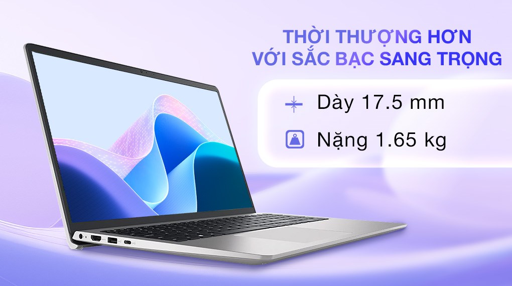 Dell 15 DC15250 – Laptop 15.6″ Full HD 120Hz, Core i5/i7 Thế Hệ 13: Lựa Chọn Tối Ưu Cho Học Tập & Văn Phòng 2025