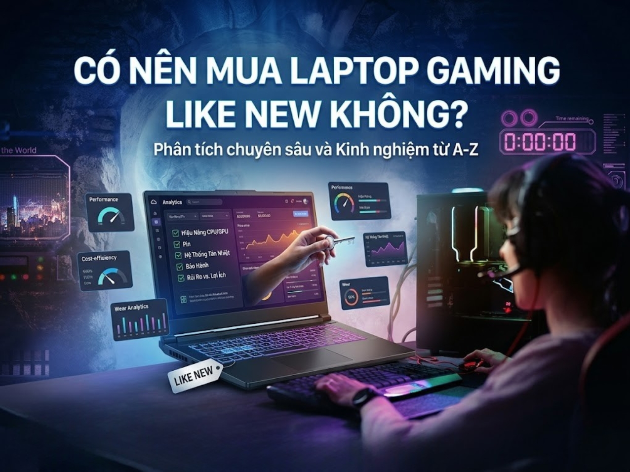 Có Nên Mua Laptop Gaming Like New Không? Phân Tích Chuyên Sâu Và Kinh Nghiệm Từ A–Z